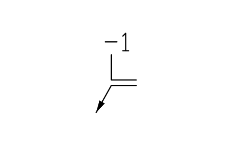 Vorschau des Symbols Eine Richtung, a3, -1, Block EDG_DIR_A3_M_1