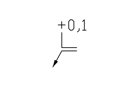 Vorschau des Symbols Eine Richtung, a3, +0,1, Block EDG_DIR_A3_P_0_1