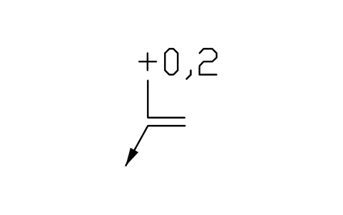 Vorschau des Symbols Eine Richtung, a3, +0,2, Block EDG_DIR_A3_P_0_2