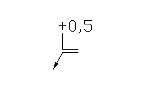 Vorschau des Symbols Eine Richtung, a3, +0,5, Block EDG_DIR_A3_P_0_5