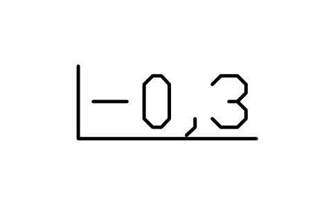 Vorschau des Symbols Allgemein, -0,3, Block EDG_GENERAL_M0_3