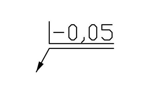 Vorschau des Symbols Abtragung -0,05, Block EDG_MINUS_0_05