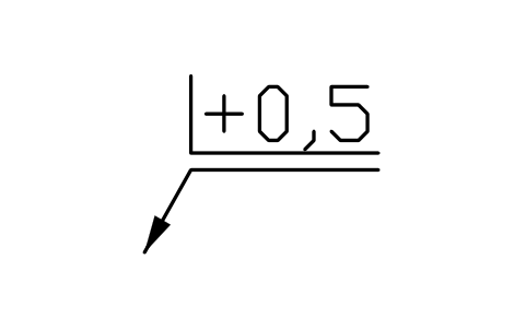 Vorschau des Symbols Überstand +0,5, Block EDG_PLUS_0_5