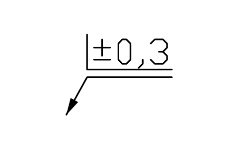 Vorschau des Symbols Überstand oder Abtragung +-0,3, Block EDG_PM_0_3