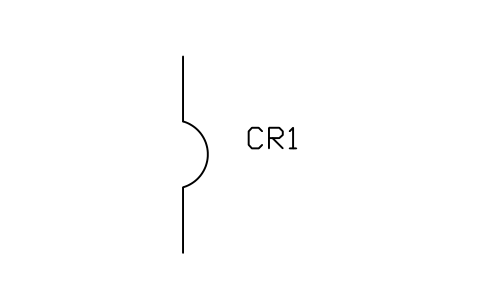 Circuit breaker, general sembolünün önizlemesi, blok IEEE_BREAKER_GENERAL