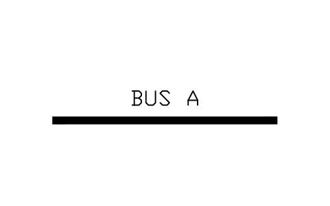 Bus, one-line diagram sembolünün önizlemesi, blok IEEE_BUS