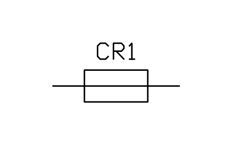 Fuse, rectangle with line sembolünün önizlemesi, blok IEEE_FUSE_LINE