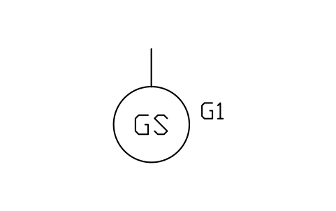 Generator, synchronous sembolünün önizlemesi, blok IEEE_GENERATOR_SYNC