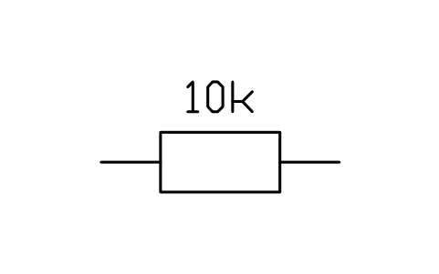 Resistor, rectangle sembolünün önizlemesi, blok IEEE_RESISTOR_BOX