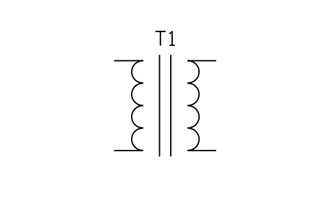 Transformer with magnetic core sembolünün önizlemesi, blok IEEE_TRANSFORMER_CORE