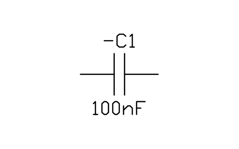Capacitor sembolünün önizlemesi, blok IEC_CAPACITOR