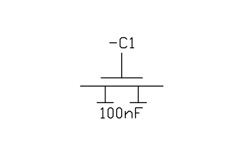 Aperçu du symbole Condensateur différentiel, bloc IEC_CAPACITOR_DIFFERENTIAL