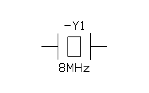 Quartz crystal sembolünün önizlemesi, blok IEC_CRYSTAL