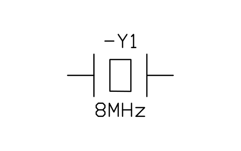 Aperçu du symbole Quartz, bloc IEC_CRYSTAL