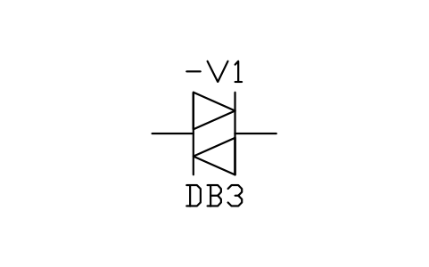 Diac sembolünün önizlemesi, blok IEC_DIAC