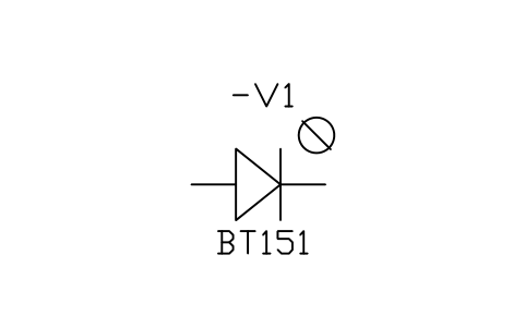 Temperature sensing diode sembolünün önizlemesi, blok IEC_DIODE_THERMAL