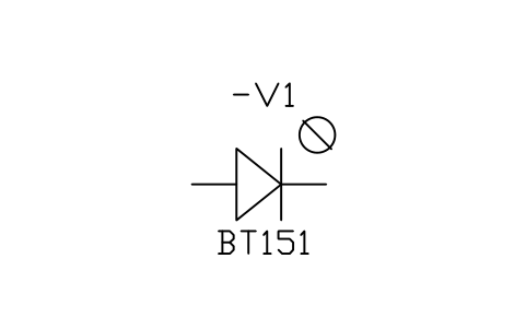 Aperçu du symbole Diode sensible à la température, bloc IEC_DIODE_THERMAL