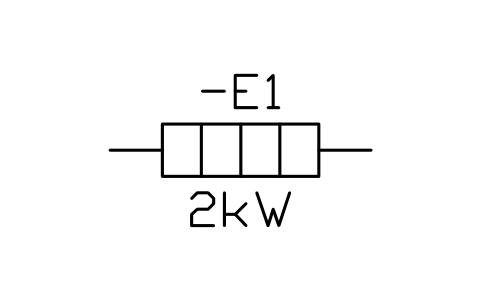 Heating element sembolünün önizlemesi, blok IEC_HEATING_ELEMENT