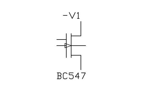 IGFET, depletion, two gates, P channel sembolünün önizlemesi, blok IEC_IGFET_DEP_DUAL_P