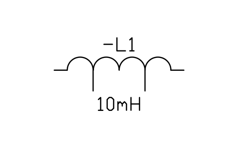 Inductor with taps sembolünün önizlemesi, blok IEC_INDUCTOR_TAPPED