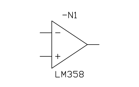 Operational amplifier sembolünün önizlemesi, blok IEC_OPAMP