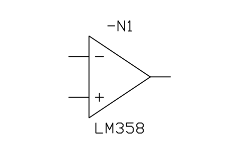 Aperçu du symbole Amplificateur opérationnel, bloc IEC_OPAMP