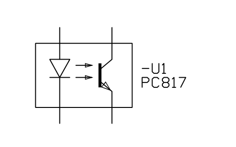 Optocoupler sembolünün önizlemesi, blok IEC_OPTOCOUPLER