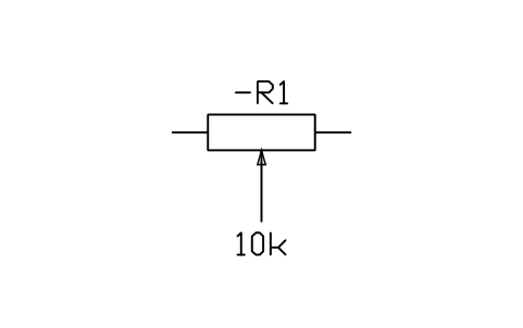 Aperçu du symbole Potentiomètre, bloc IEC_POTENTIOMETER