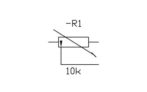 Potentiometer, pre-set sembolünün önizlemesi, blok IEC_POTENTIOMETER_PRESET