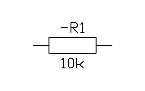 Aperçu du symbole Résistance, bloc IEC_RESISTOR