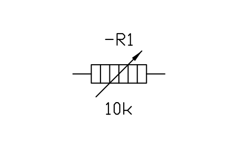 Carbon-pile resistor sembolünün önizlemesi, blok IEC_RESISTOR_CARBON_PILE