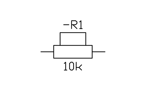 Resistor, current and voltage terminals sembolünün önizlemesi, blok IEC_RESISTOR_CURRENT_VOLTAGE