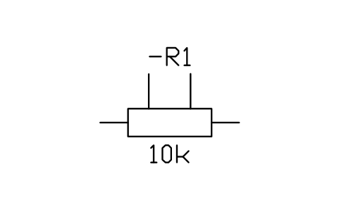 Aperçu du symbole Résistance à prises fixes, bloc IEC_RESISTOR_TAPS_FIXED