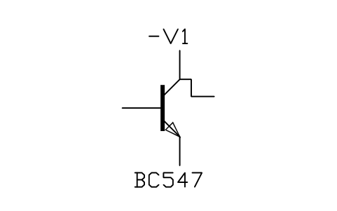 NPN avalanche transistor sembolünün önizlemesi, blok IEC_TRANSISTOR_AVALANCHE