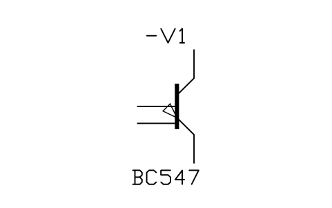 PNIP transistor, intrinsic connection sembolünün önizlemesi, blok IEC_TRANSISTOR_PNIP