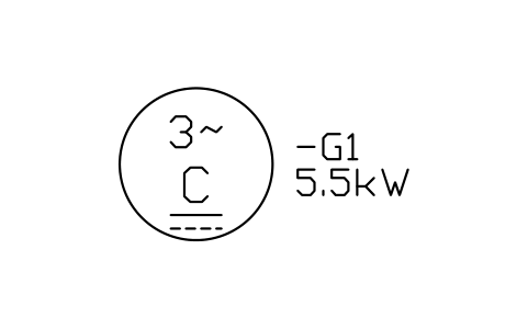 Synchronous converter, three-phase sembolünün önizlemesi, blok IEC_CONVERTER_SYNC