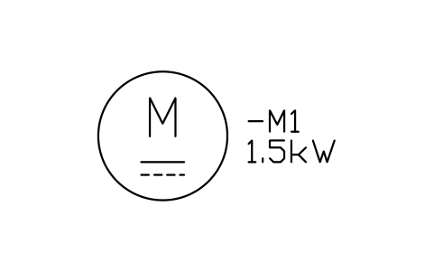 Motor, DC sembolünün önizlemesi, blok IEC_MOTOR_DC