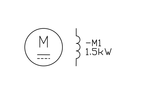 Preview of the Motor, DC, separate field symbol, block IEC_MOTOR_DC_SEP