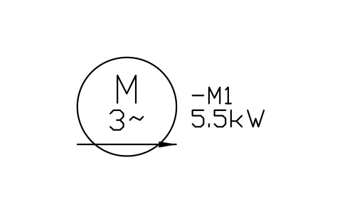 Linear induction motor, three-phase sembolünün önizlemesi, blok IEC_MOTOR_LINEAR_3PH
