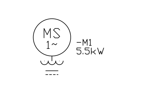 Preview of the Motor, synchronous, single-phase symbol, block IEC_MOTOR_SYNC_1PH