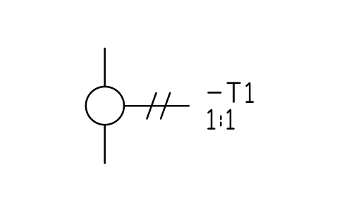 Pulse transformer sembolünün önizlemesi, blok IEC_PULSE_TRANSFORMER