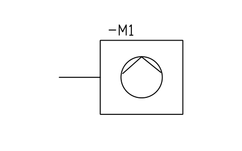 Preview of the Pump, in housing symbol, block IEC_PUMP_IN_HOUSING