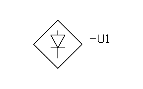 Rectifier, bridge connection sembolünün önizlemesi, blok IEC_RECTIFIER_BRIDGE