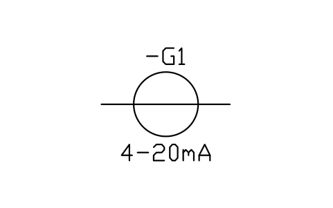 Preview of the Current source symbol, block IEC_SOURCE_CURRENT