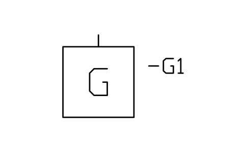 Static generator sembolünün önizlemesi, blok IEC_STATIC_GENERATOR