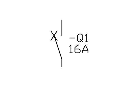 Aperçu du symbole Disjoncteur, bloc IEC_CIRCUIT_BREAKER