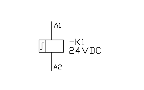 Coil, remanent relay, form 2 sembolünün önizlemesi, blok IEC_COIL_REMANENT_2