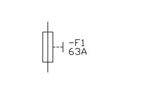 Aperçu du symbole Fusible à percuteur, bloc IEC_FUSE_STRIKER