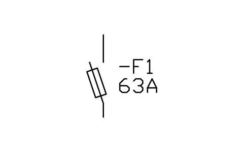 Fuse-switch sembolünün önizlemesi, blok IEC_FUSE_SWITCH