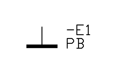 Aperçu du symbole Liaison équipotentielle fonctionnelle, simplifiée, bloc IEC_BONDING_FUNCTIONAL_T